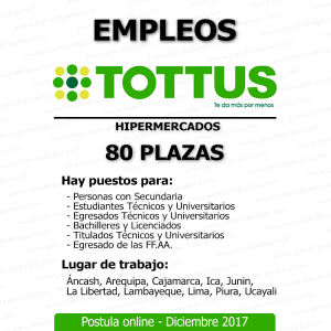 tottus trabajo
