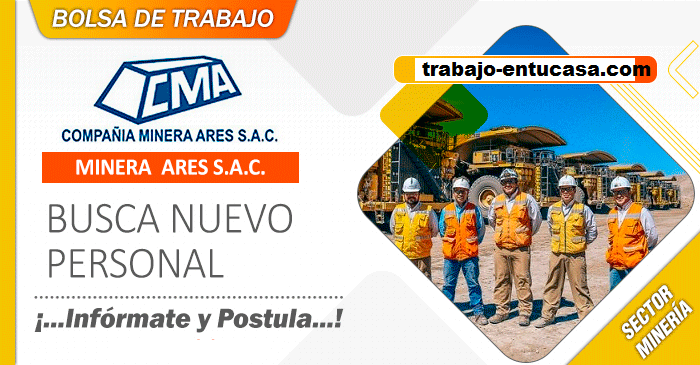 CONVOCATORIA DE TRABAJO COMPAÑIA MINERA ARGENTUM S.A