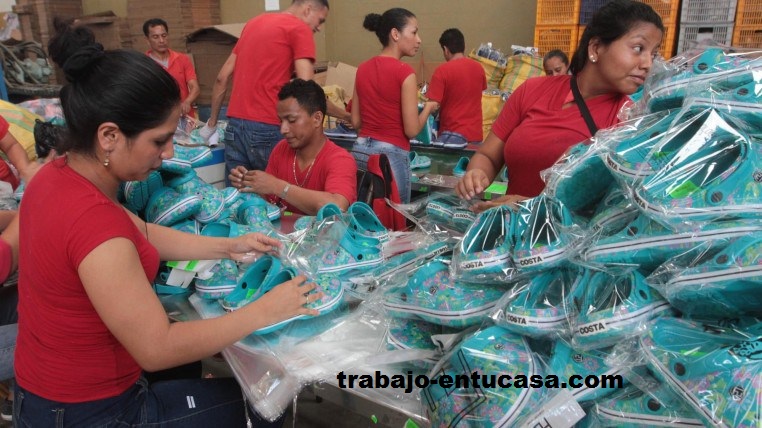 Fabrica Busca Personal Para Empaquetar Sandalias CROCS desde casa Plazas Limitadas