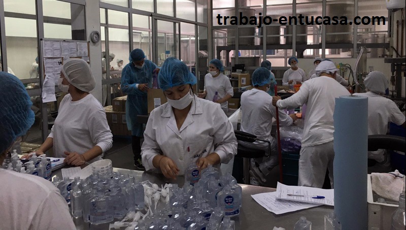 Trabaja etiquetando y Empacando Jabon Liquido desde casa Vacantes Limitadas