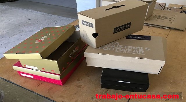 Fabrica Importadora Solicita Personal Para Armar Cajas de Zapatillas desde casa