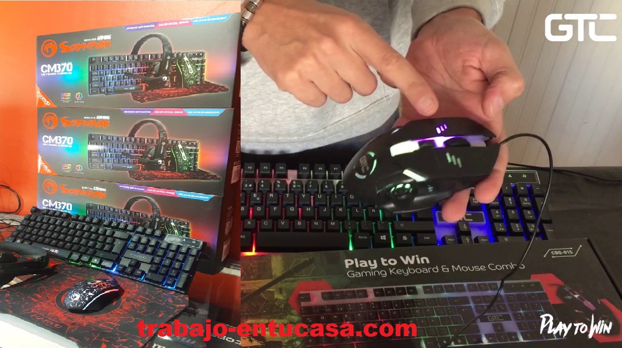 Fabrica importadora Solicita Urgente Personal para Empacar Mouse y teclado GAMER desde casa Plazas Muy Limitadas