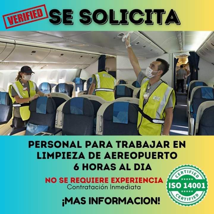 Empleo para personal de limpieza