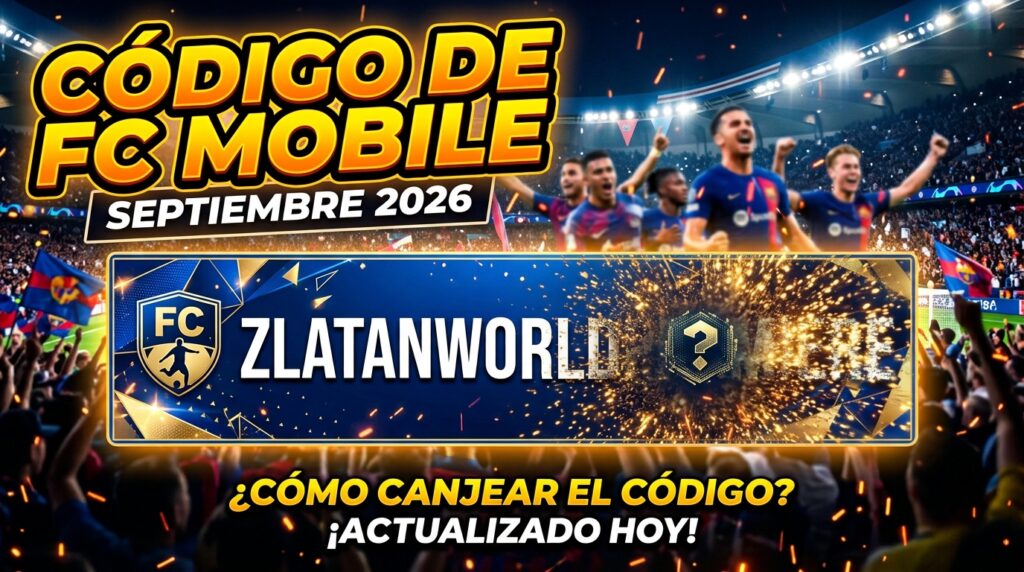 Nuevo Código de FC Mobile septiembre 2026: cómo canjearlo paso a paso